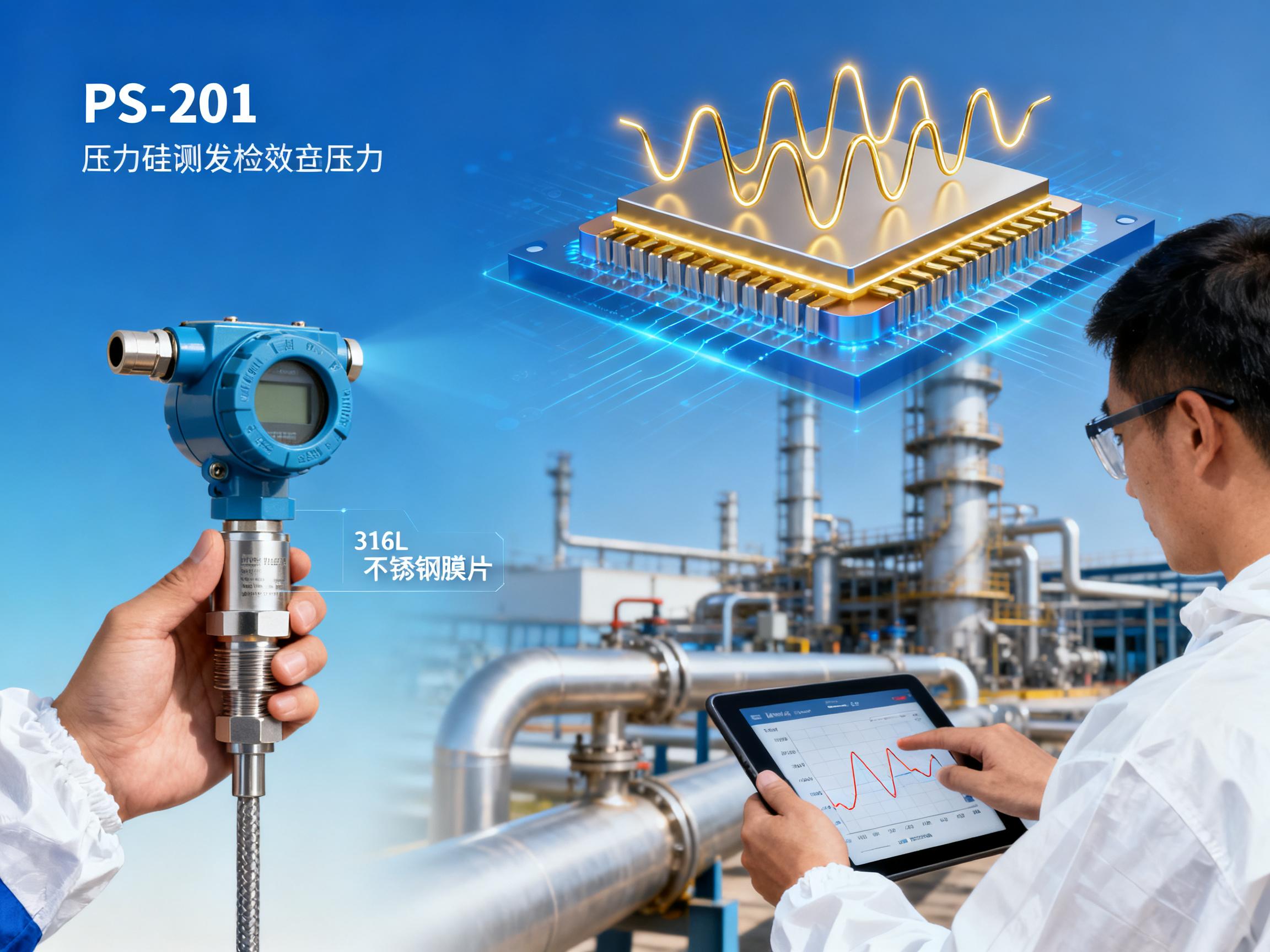 PS-201压力变送器带报警控制：扩散硅传感器如何实现智能监控？