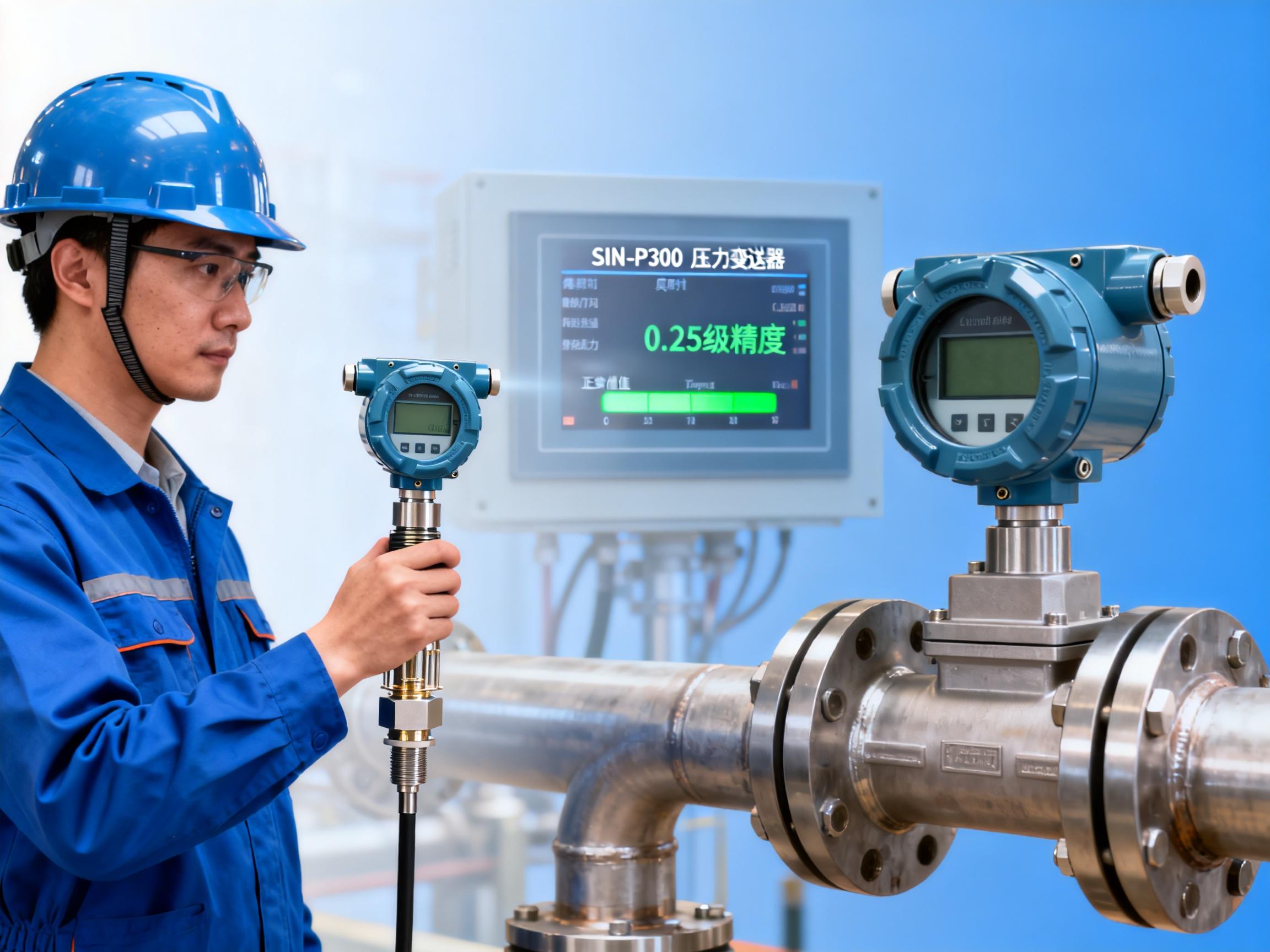 SIN-P300压力变送器性能测试：扩散硅赫斯曼传感器的精度与稳定性