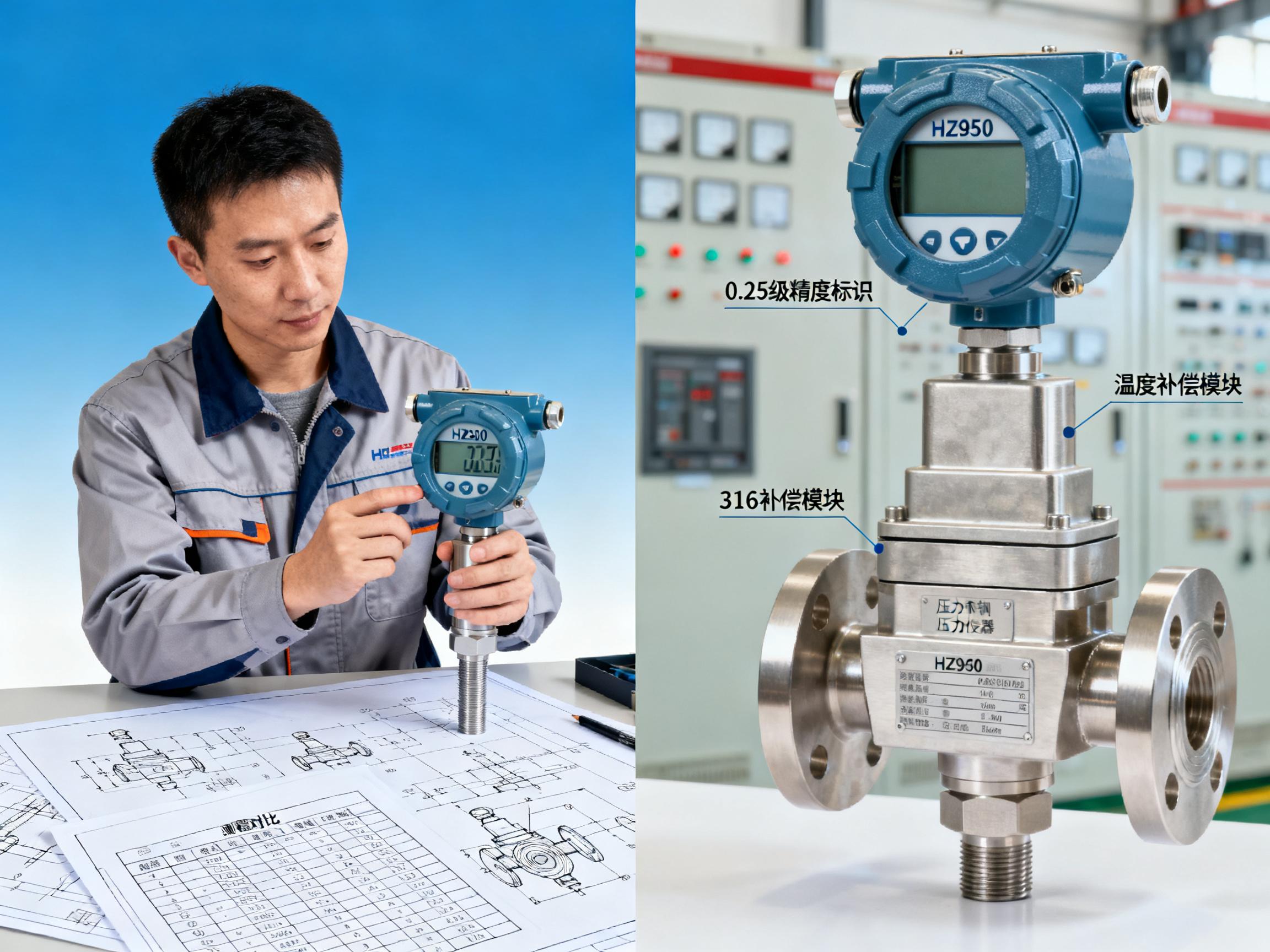 HZ950压力变送器报价是多少？扩散硅传感器市场行情分析