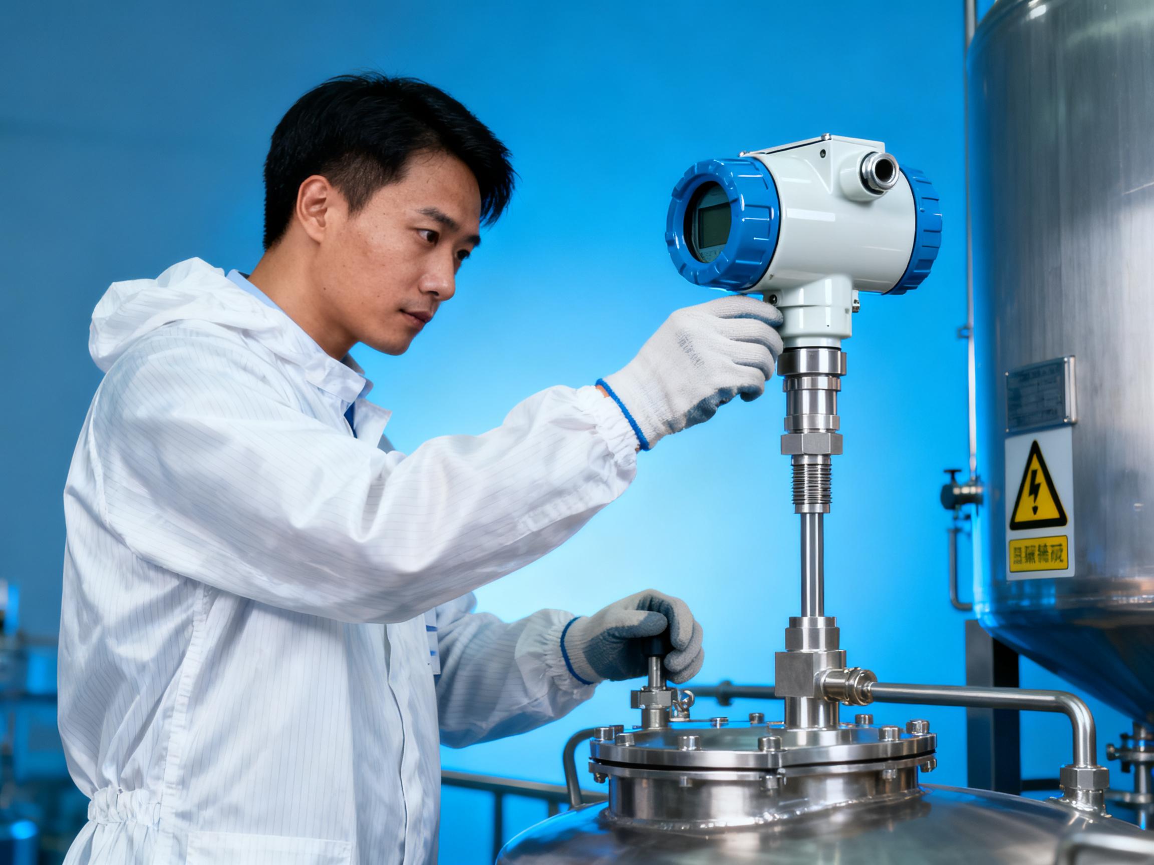 PTH602陶瓷防腐液位变送器：为什么成为制药行业强碱测量的首选？