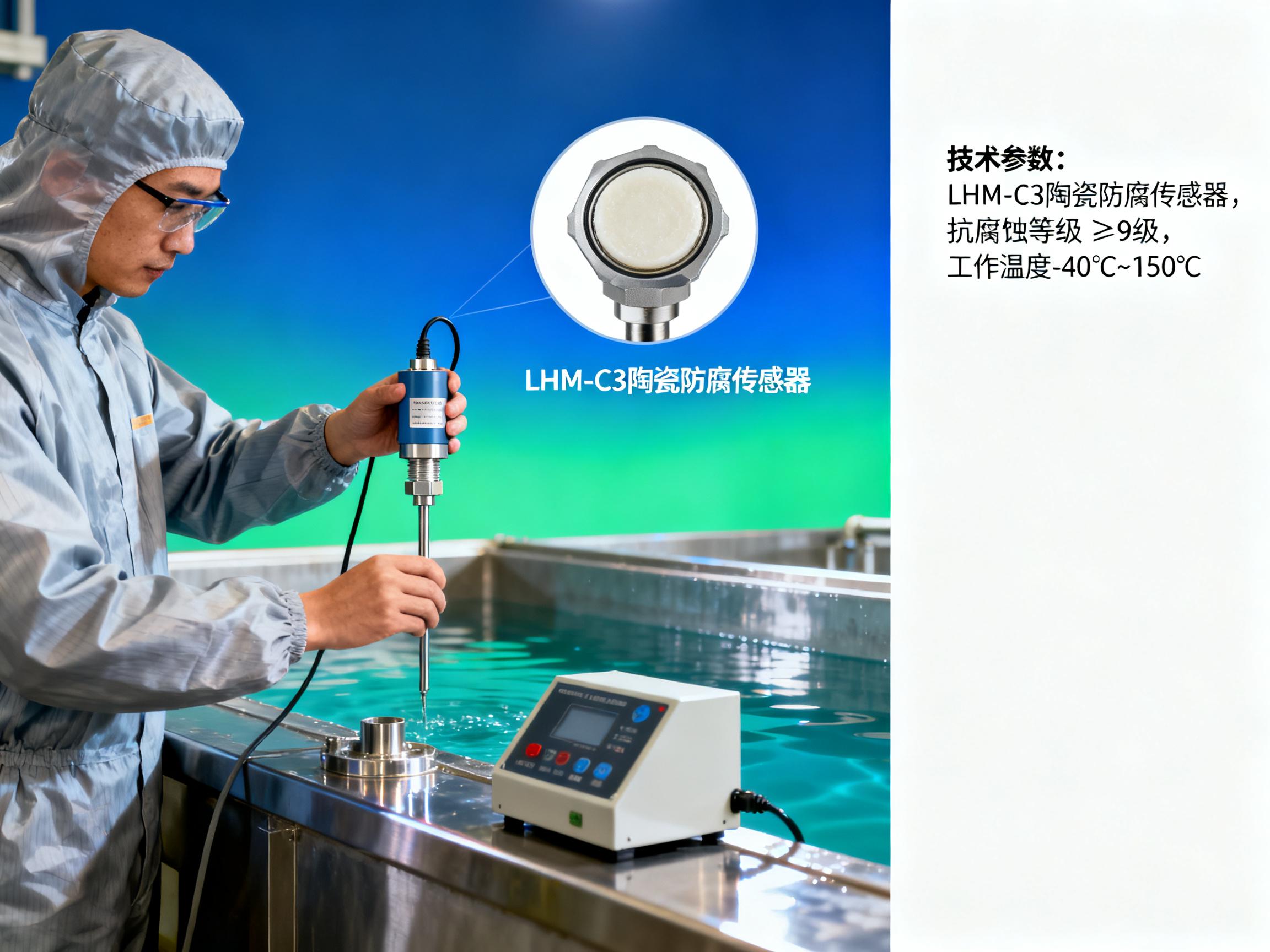 LHM-C3陶瓷防腐传感器在电镀行业的应用案例分享