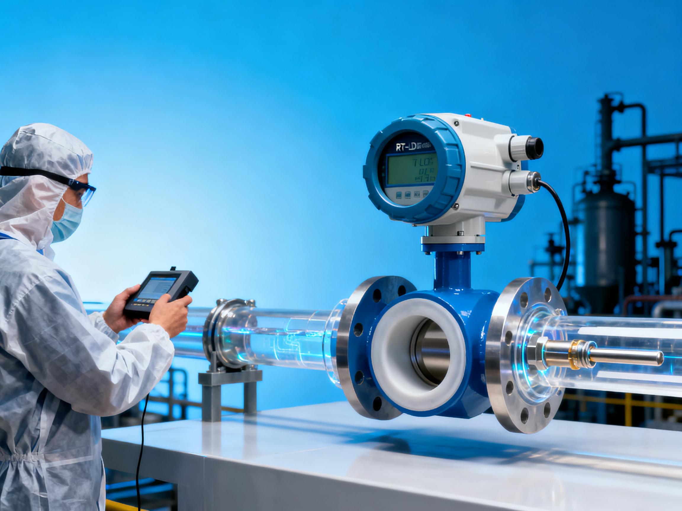 RT-LDE电磁流量计在化工行业的应用：如何实现高精度与长寿命兼得？