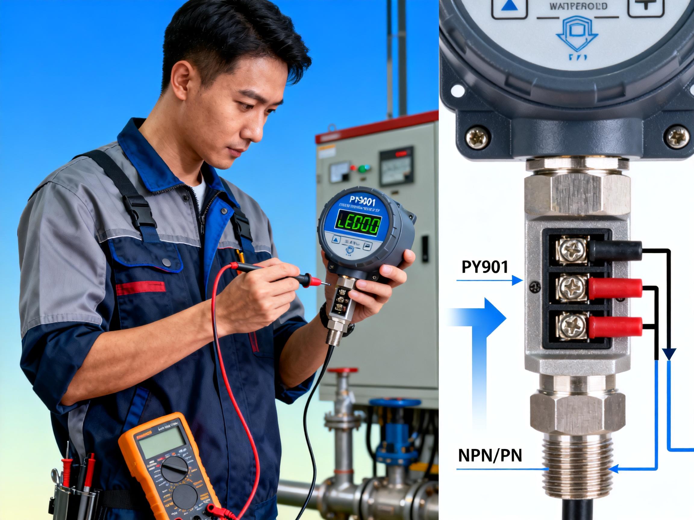 PY9001电子压力开关工作原理图解：3分钟看懂智能控制逻辑