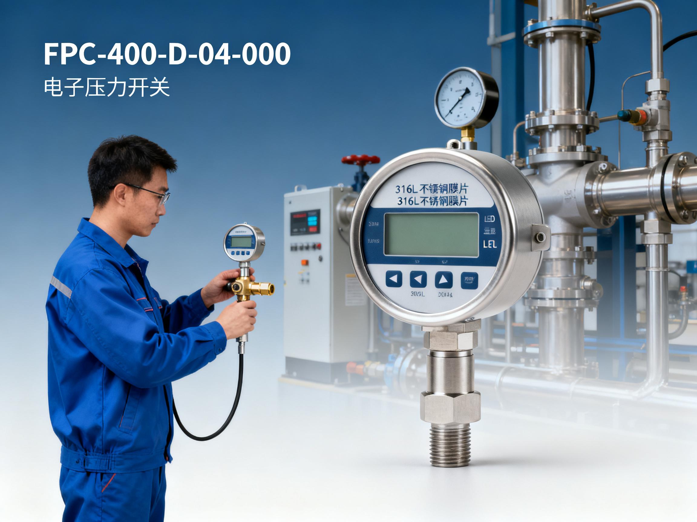 FPC-400-D-04-000电子压力开关测量范围解析，选型不再迷茫