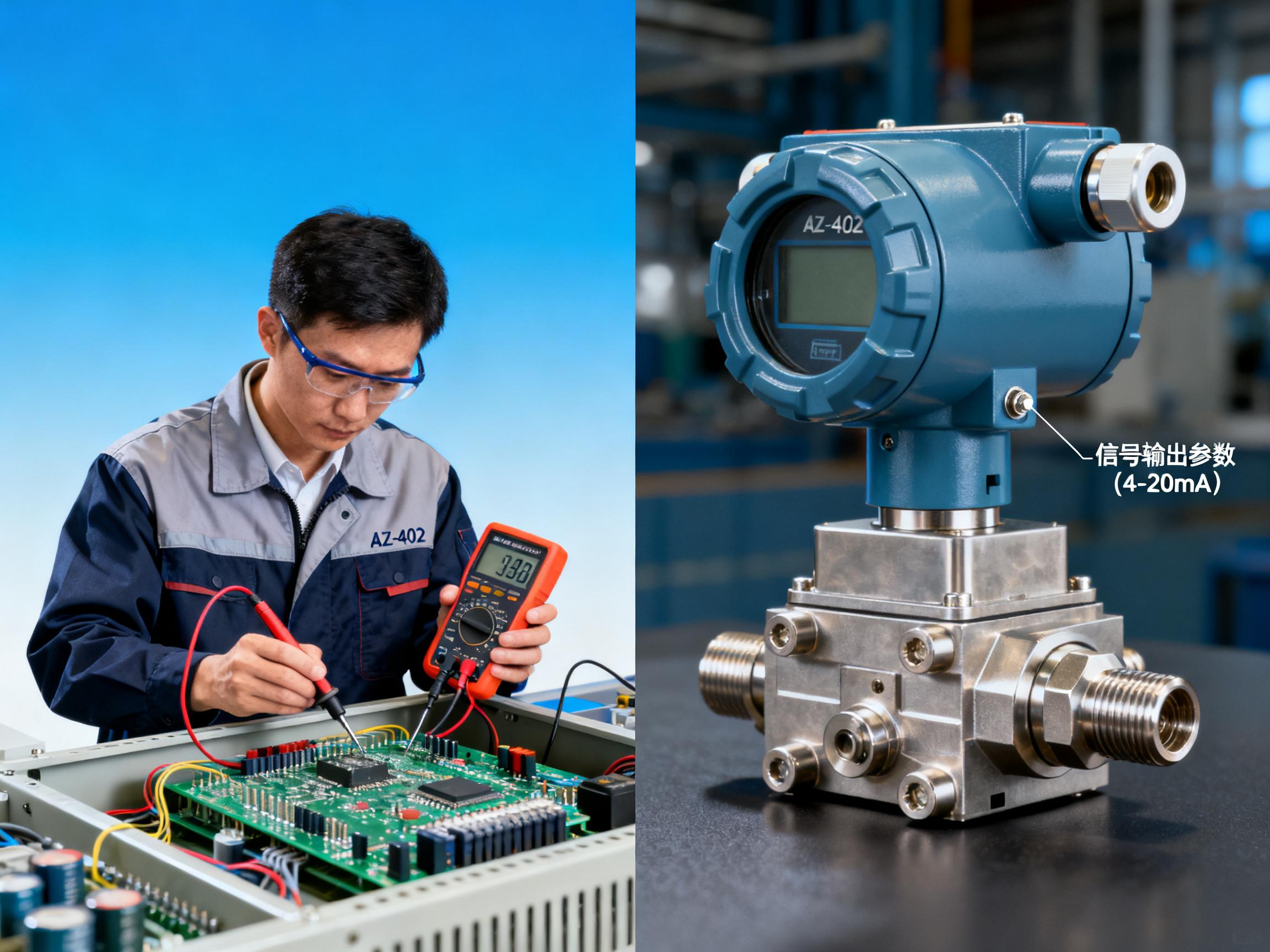 AZ-402压力变送器突发故障？3步快速诊断与维修指南