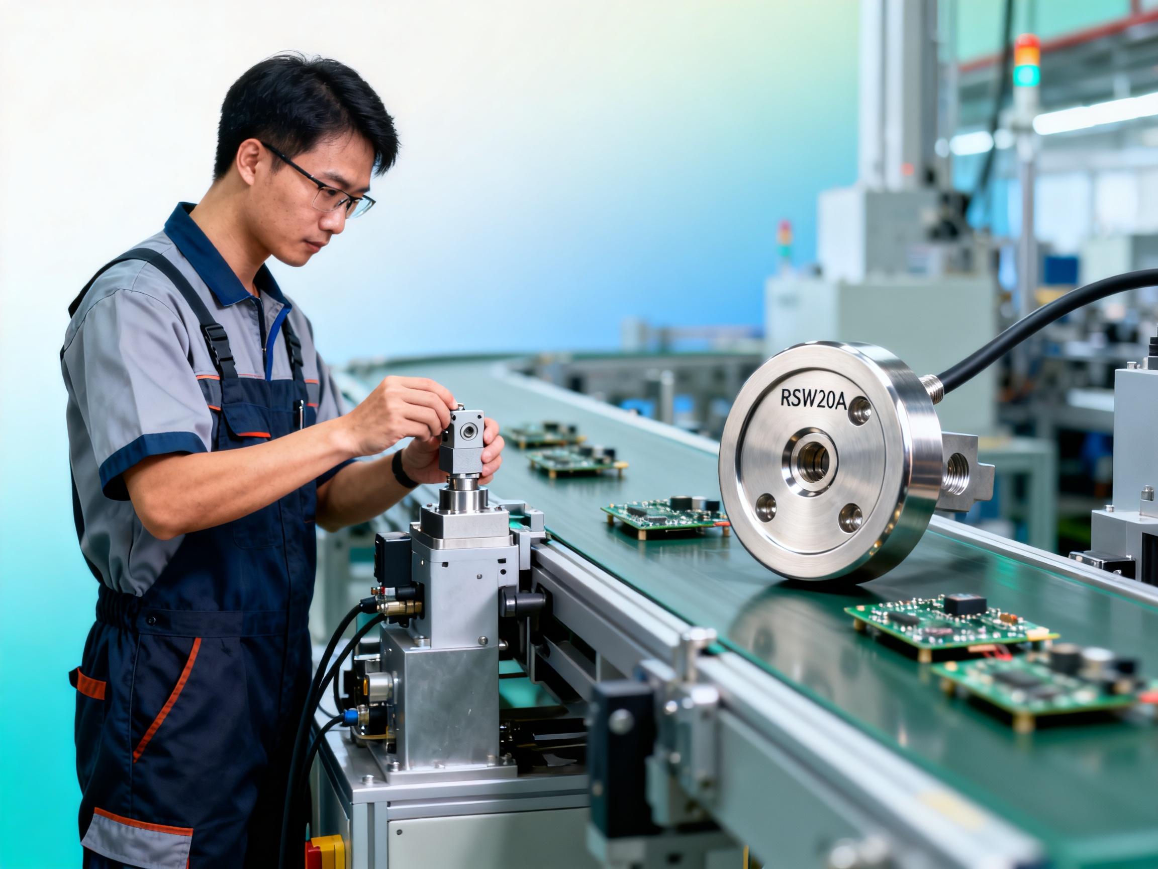 RSW20A称重传感器在自动化产线中的3个关键应用点