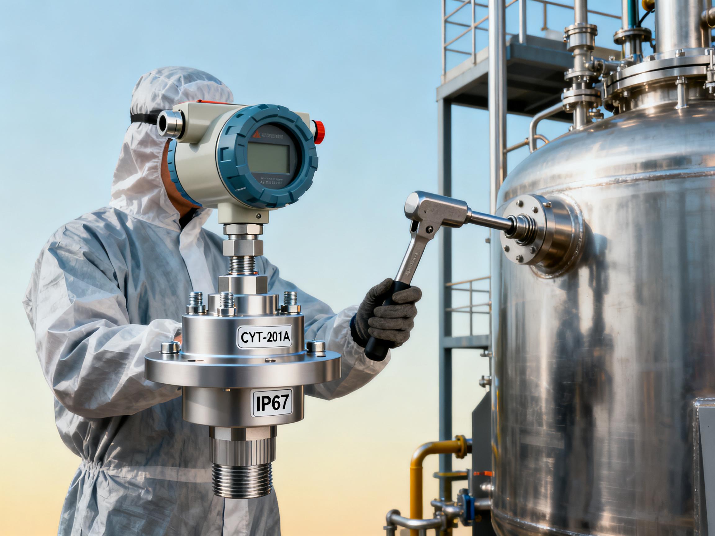 CYT-201A测力传感器在化工反应釜中的安装维护要点