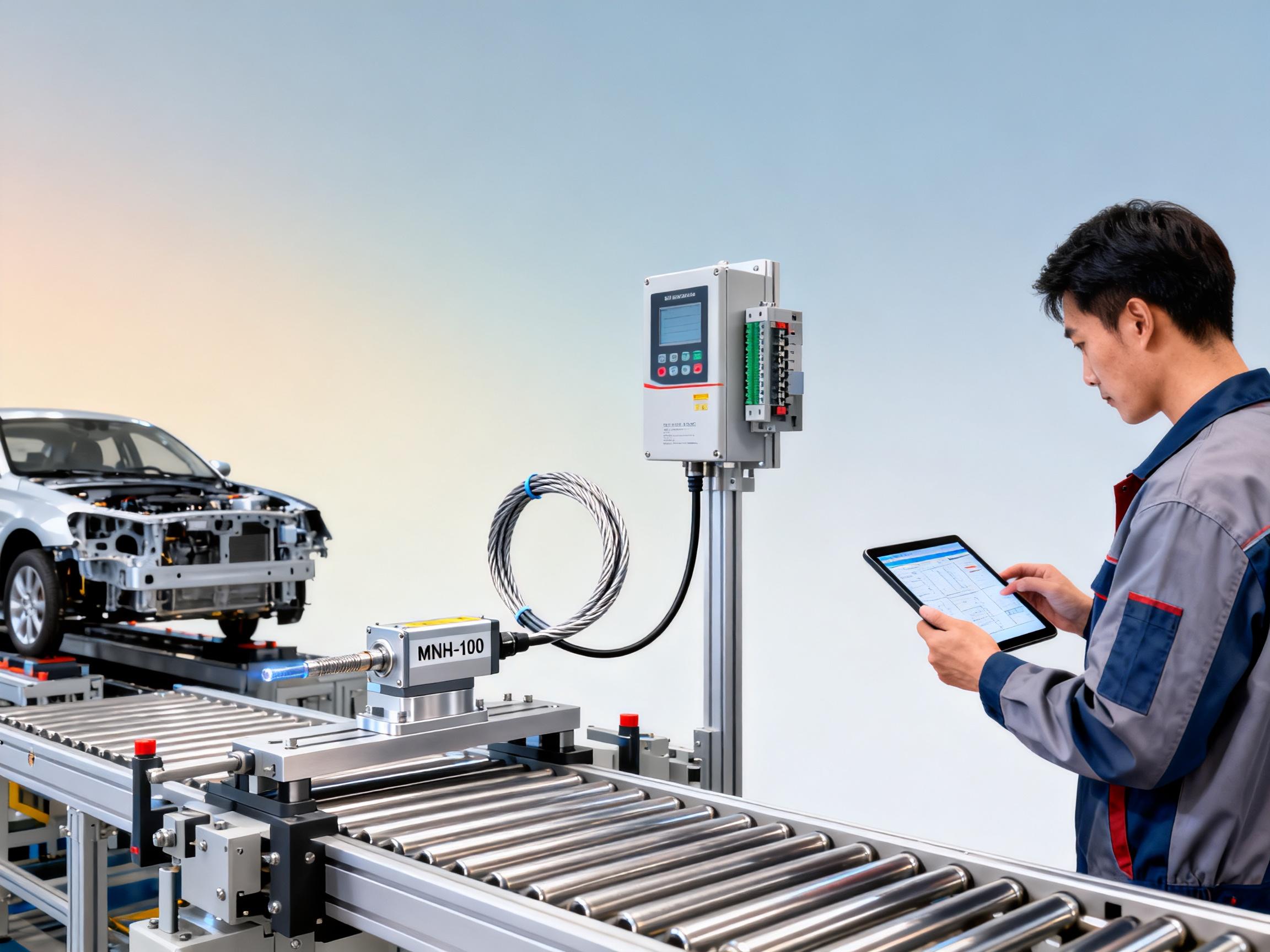MNH-100位移传感器在自动化产线的应用案例：效率提升23%的秘诀