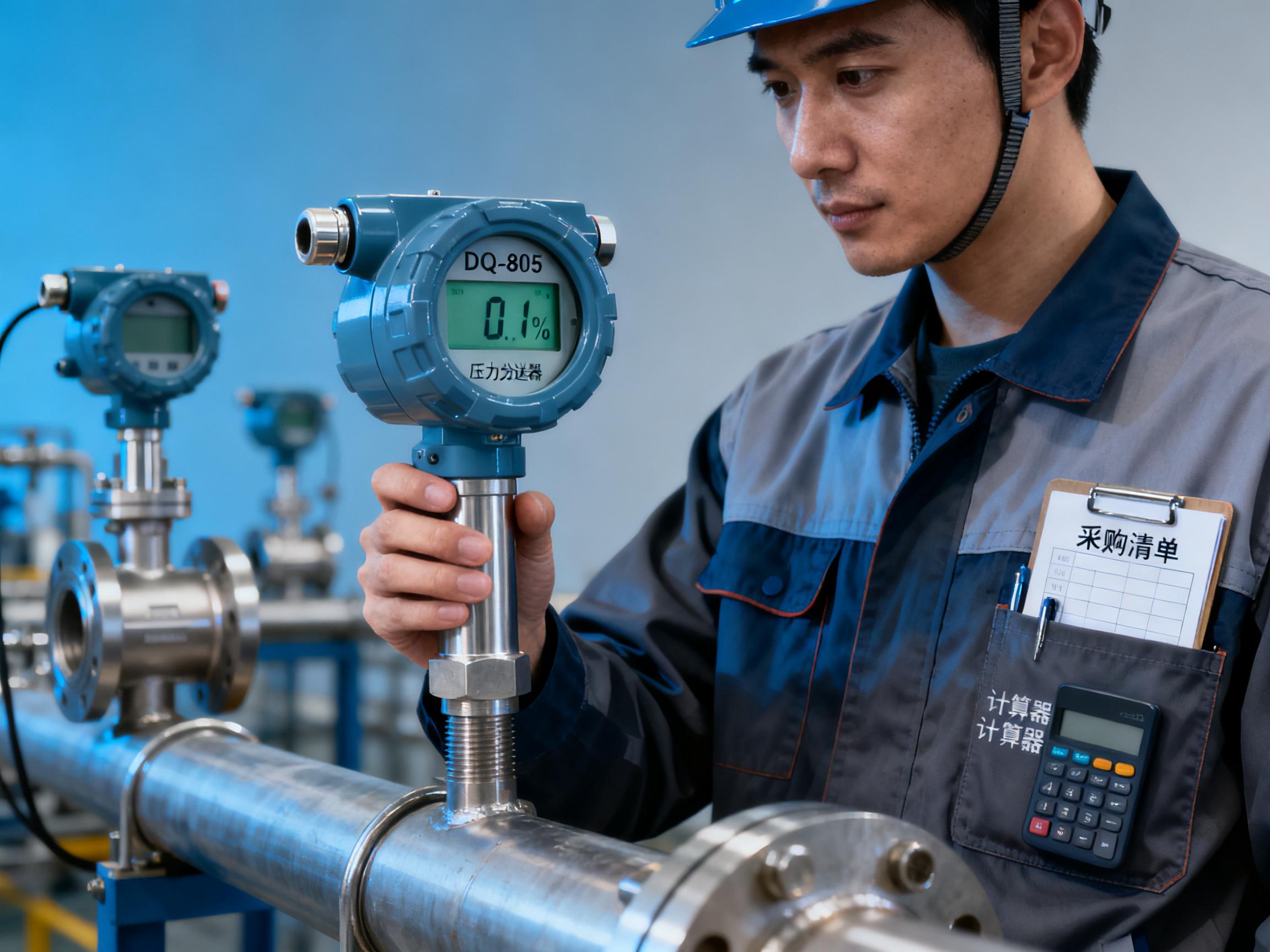 DQ-805压力变送器报价差异大？3个砍价技巧帮你省20%