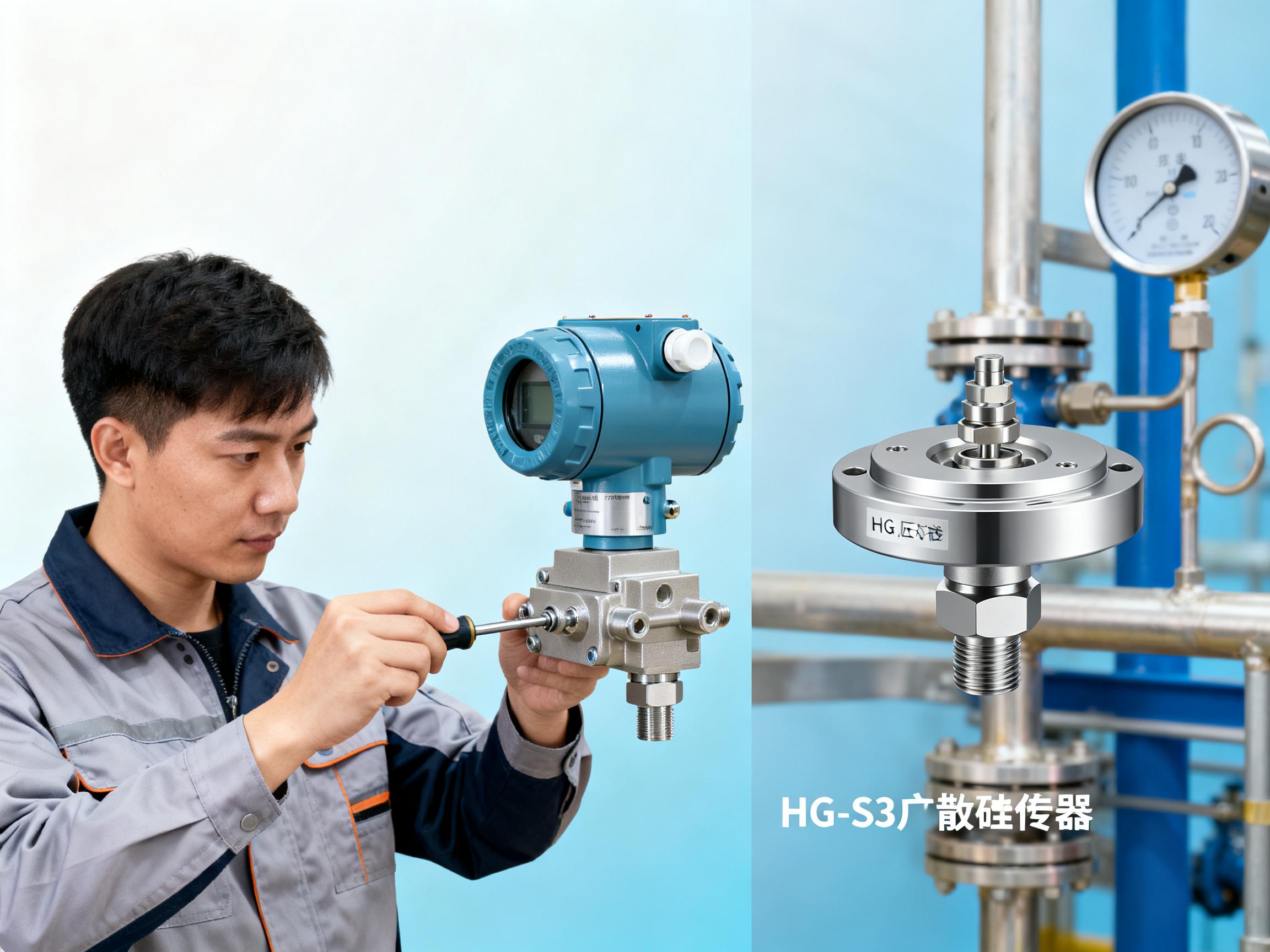 HG-S3压力变送器使用教程：扩散硅传感器安装调试的5个关键步骤