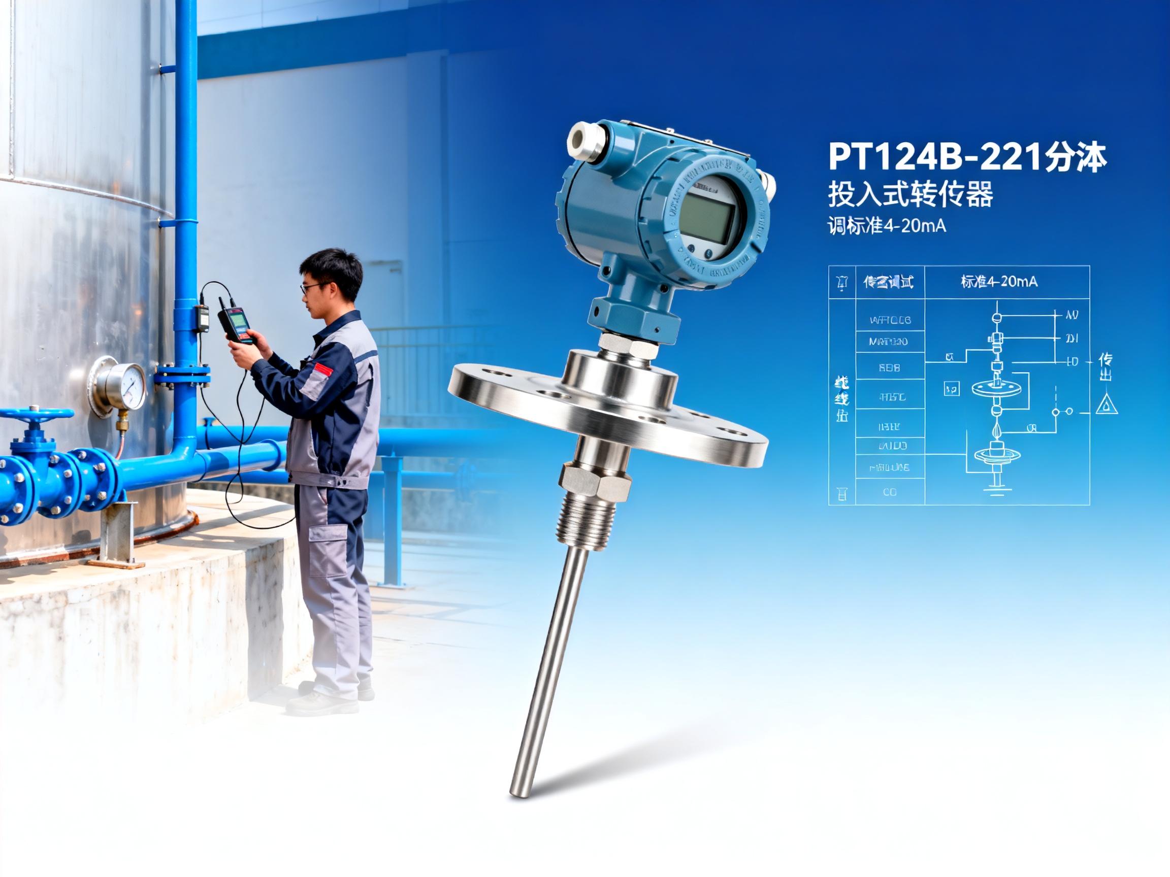 PT124B-221分体投入式液位变送器操作指南：5分钟快速上手教程