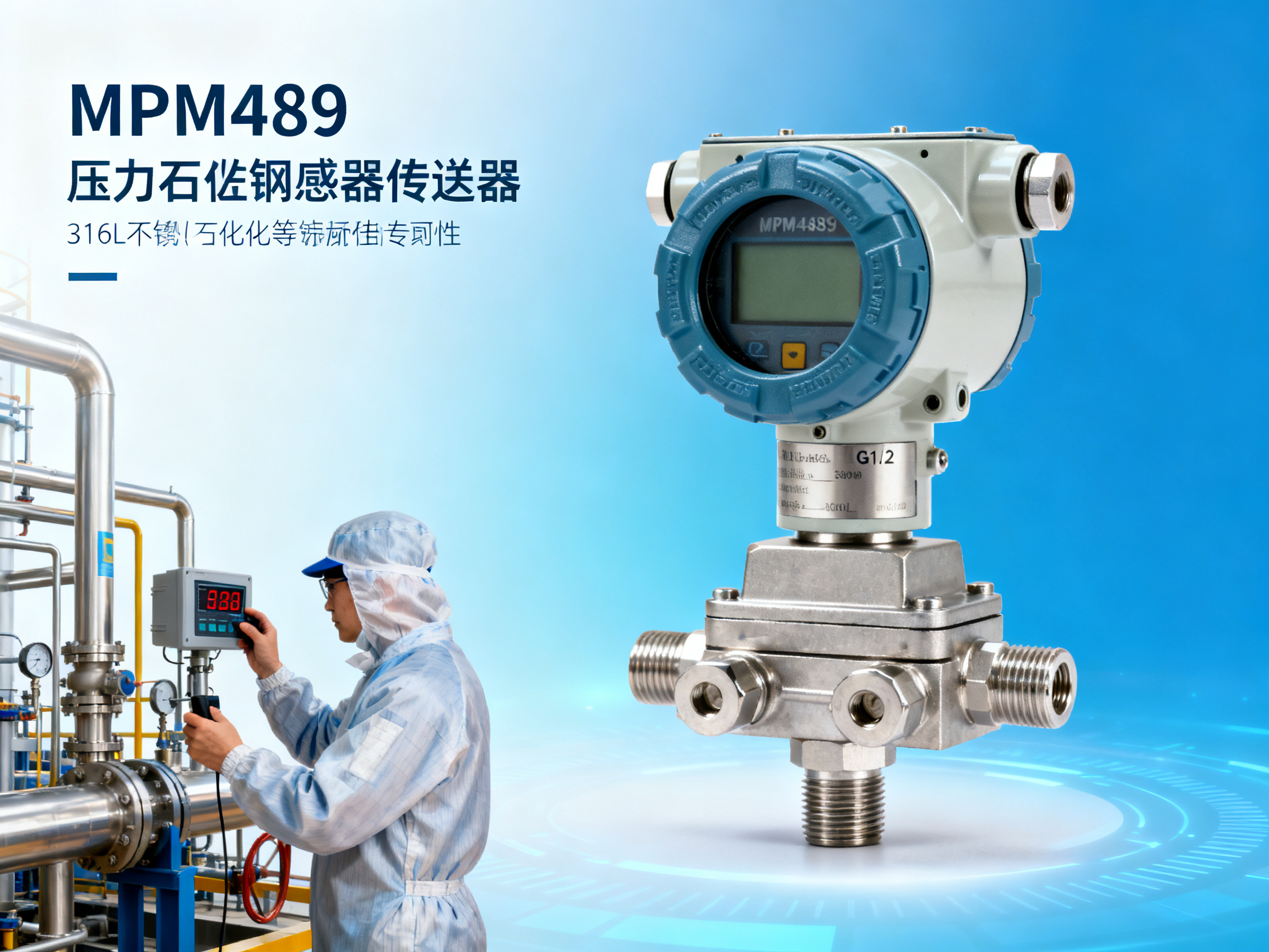 MPM489(0-6mH2O)E22B2C1G压力变送器技术性能详解与选型建议