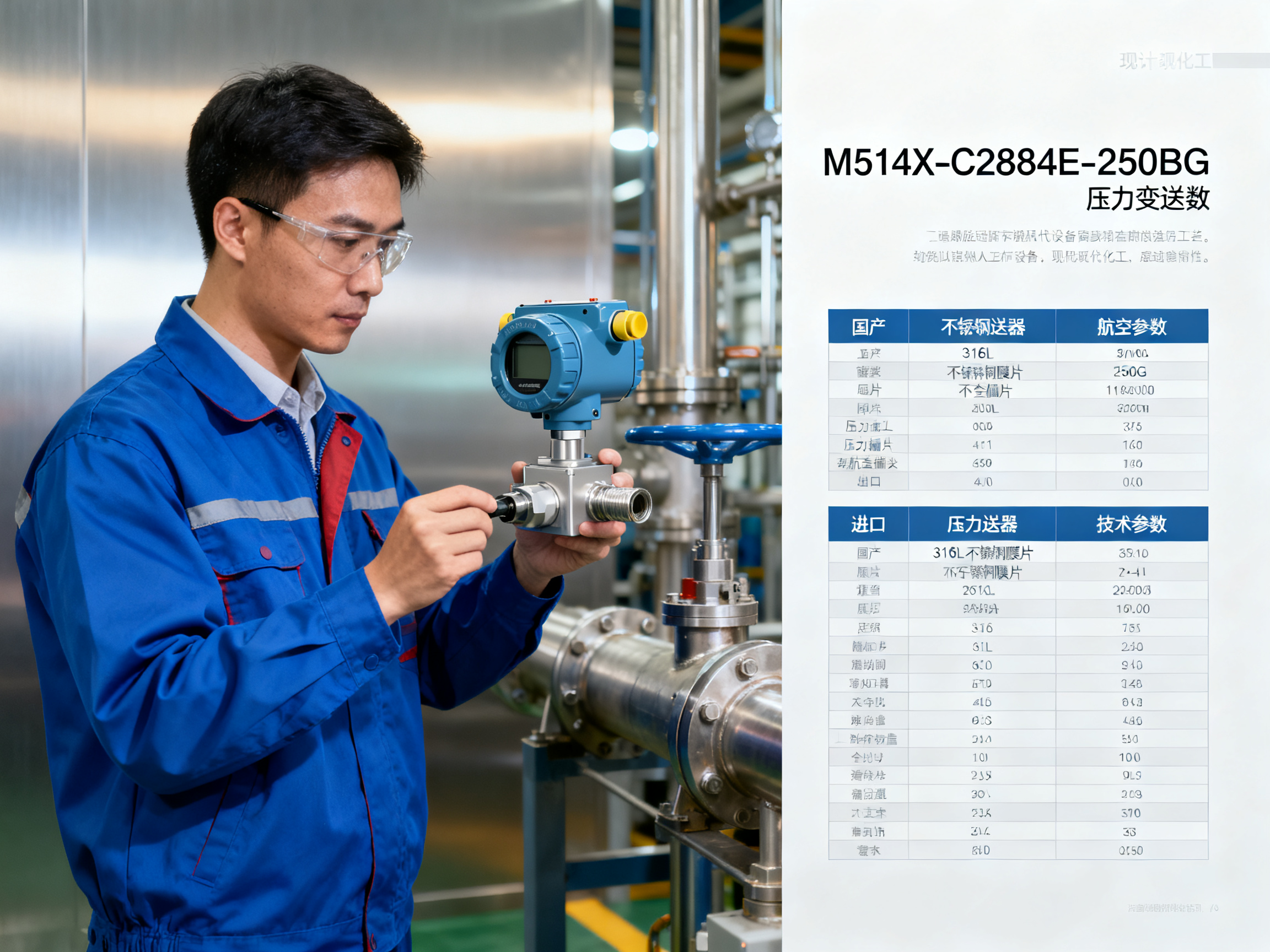 M514X-C2484E-250BG压力变送器产地对比：哪个更适合您的工业项目？