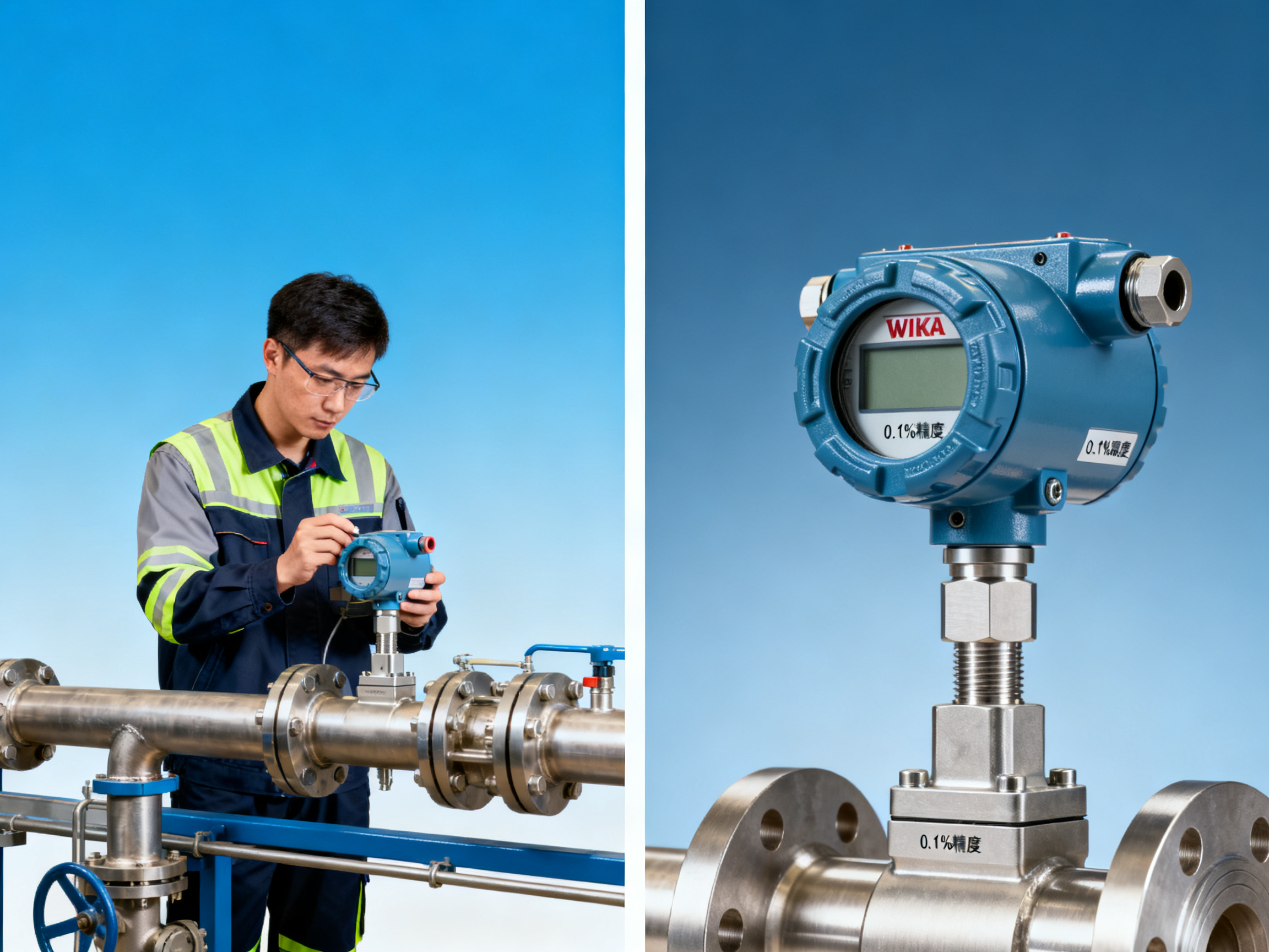 WIKA压力变送器的精度等级是多少？在流量控制设备中如何选择合适精度？