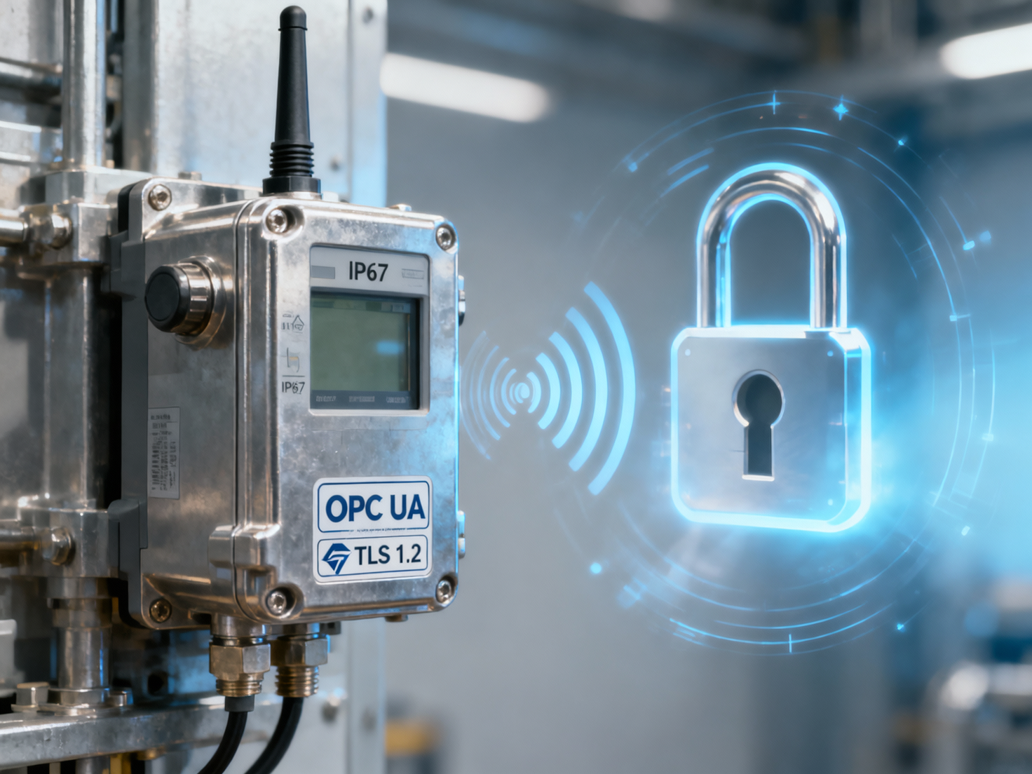 无线传输压力变送器的数据加密方式是否符合工业现场对OPC UA通信的安全要求？