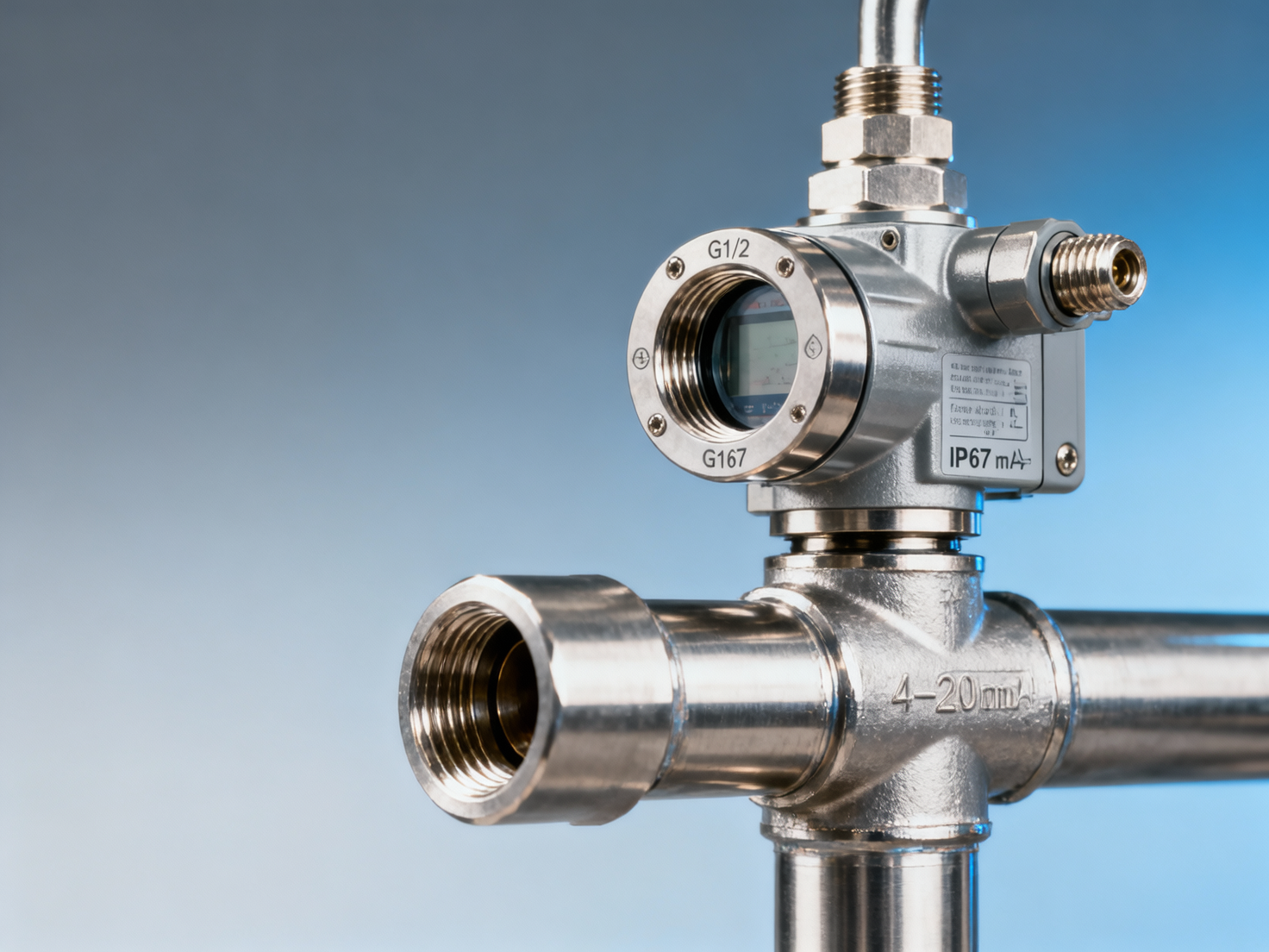 选楼宇压力变送器时，除了量程和介质，还有哪三个参数必须优先确认？