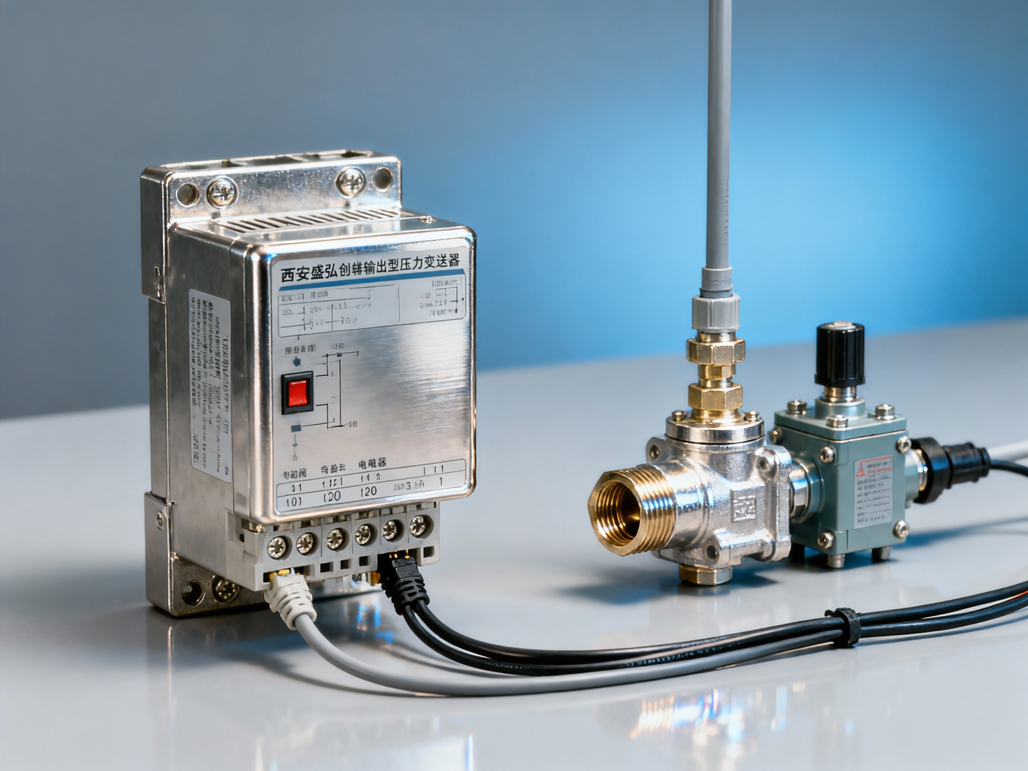 繼電器輸出的壓力變送器要不要額外配控制器？西安盛弘創(chuàng)這款能不能直接控制氣動閥？