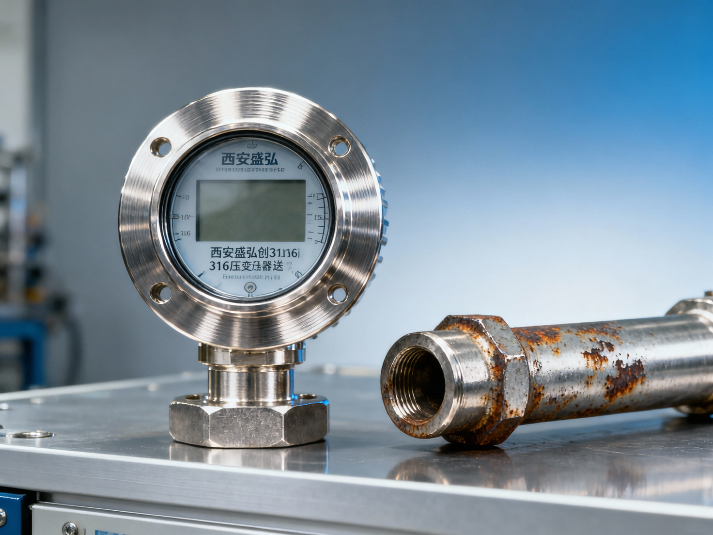 西安盛弘創(chuàng)316壓力變送器的316材質(zhì)具體指哪個部件？在腐蝕性工況下必須選它嗎？