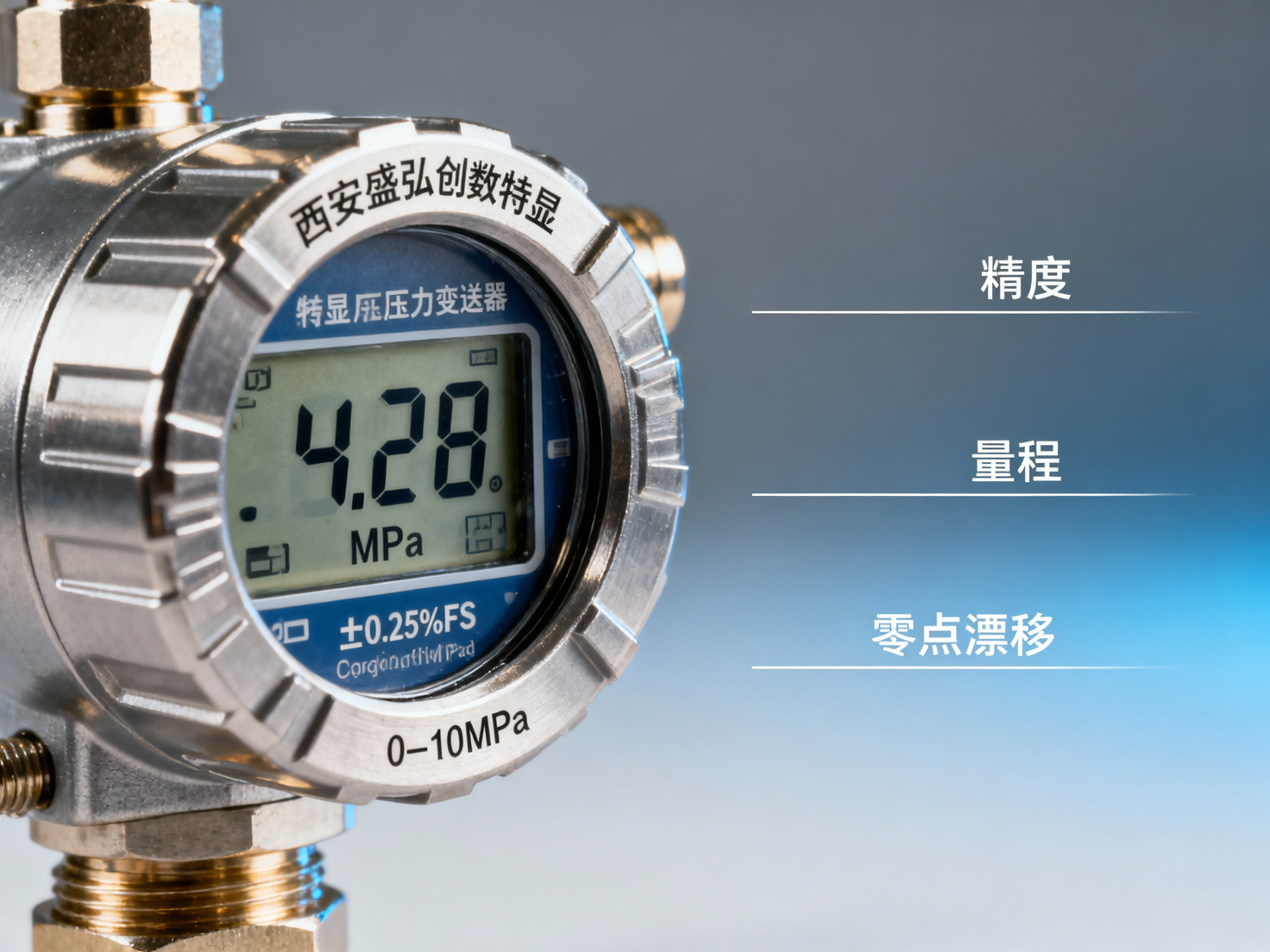 数显压力变送器的精度、量程和零点漂移参数怎么看懂？西安盛弘创这款说明书里关键数据在哪找？