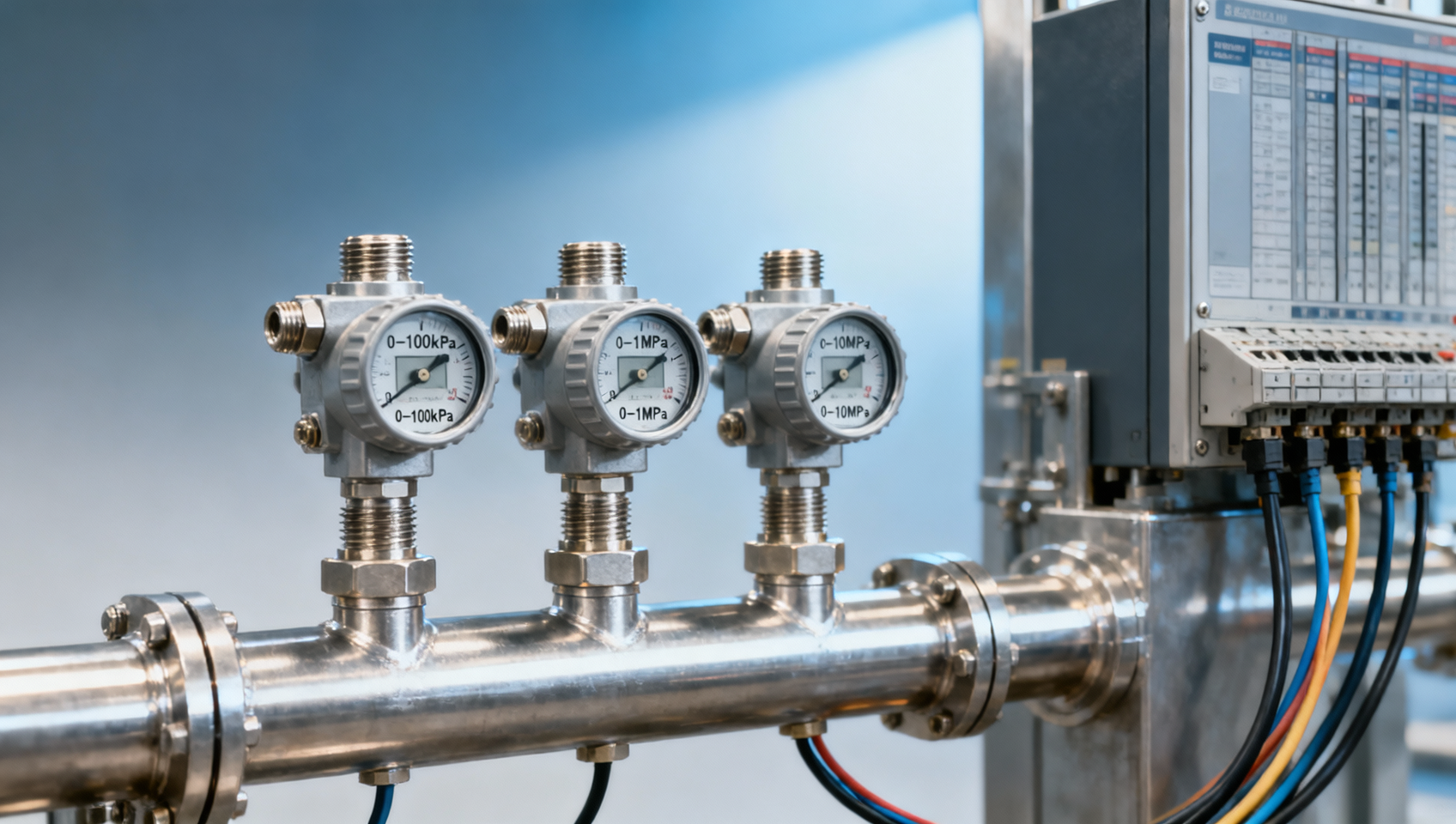 紧急项目需要即装即用，当前有现货的压力变送器通常覆盖哪些标准量程？