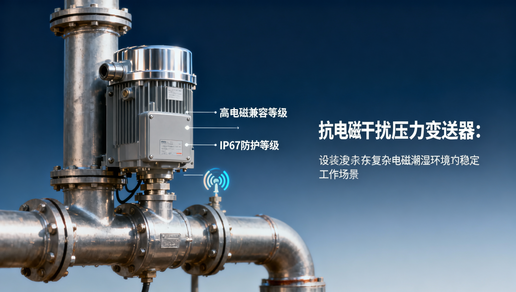 抗电磁干扰压力变送器选型时，哪些指标必须关注？