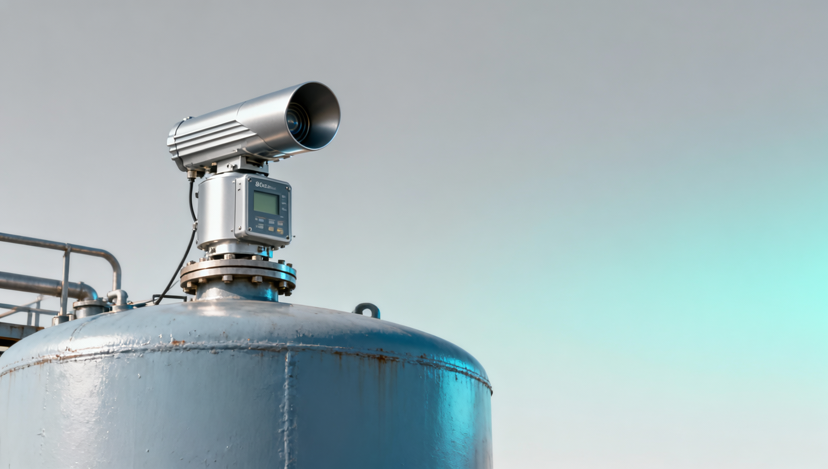 80GHz高频雷达物位计在西安化工罐区的应用效果：抗干扰与小盲区表现