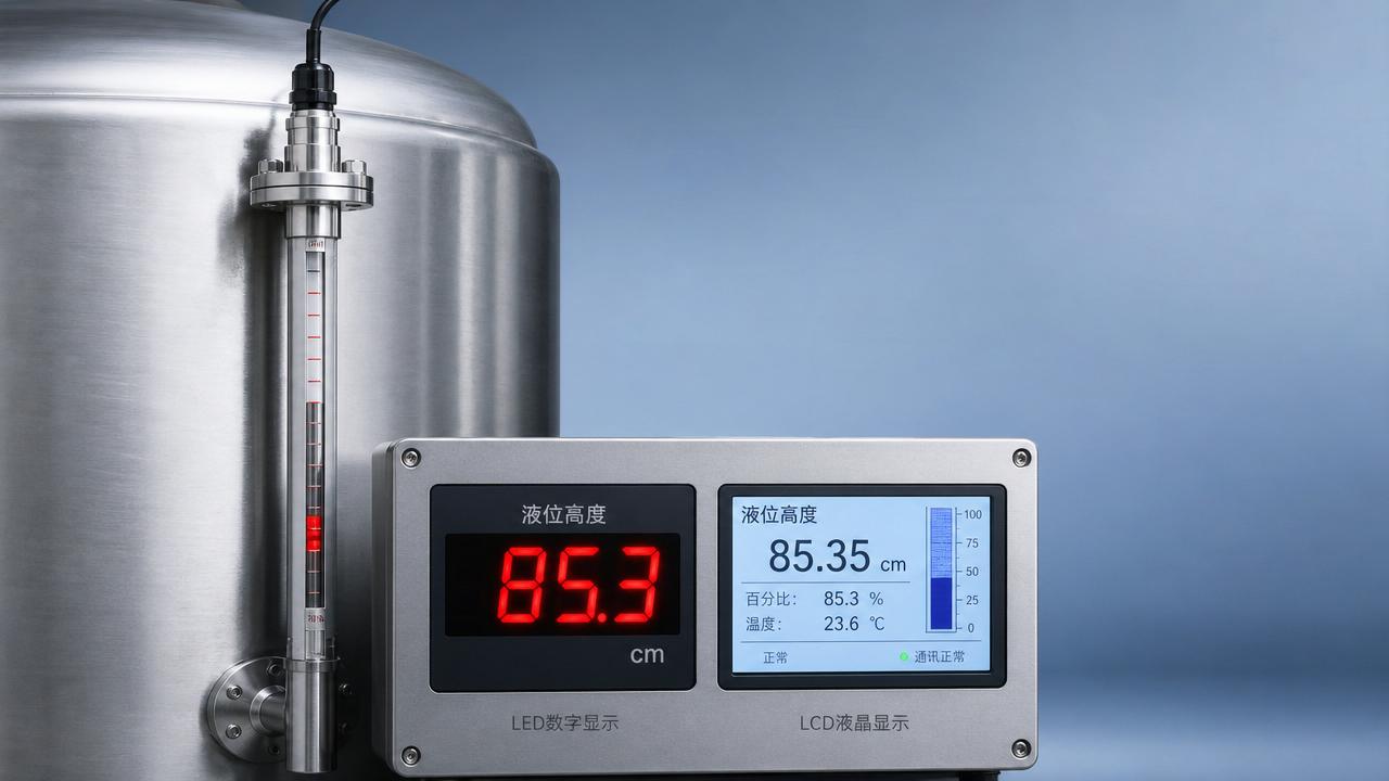 LED和LCD液位传感器，显示方式差别在哪？