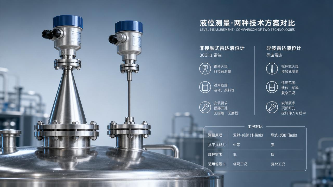 雷达导波液位计与导波式区别怎么判断