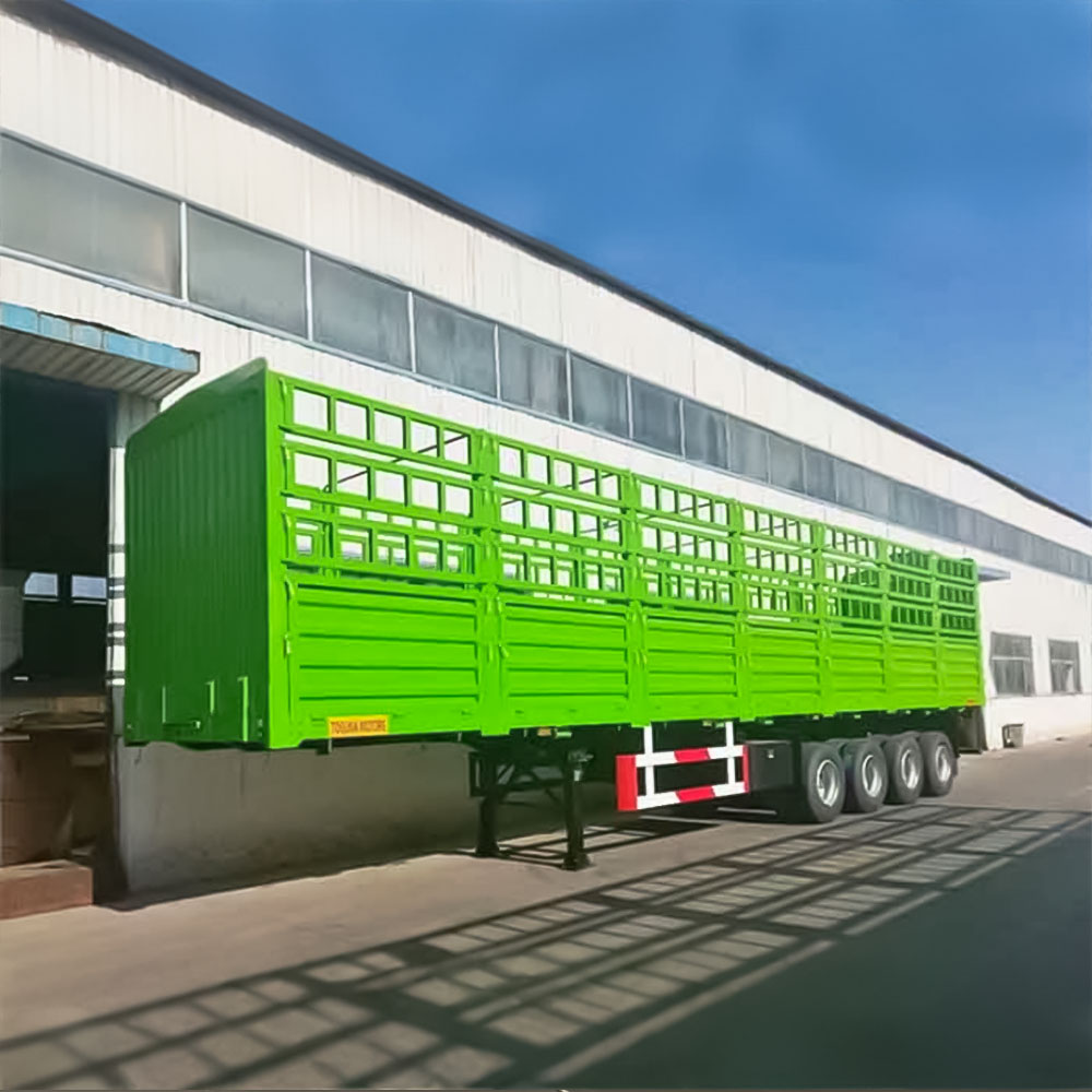 ZW Trailer Remorque à clôture 4 essieux