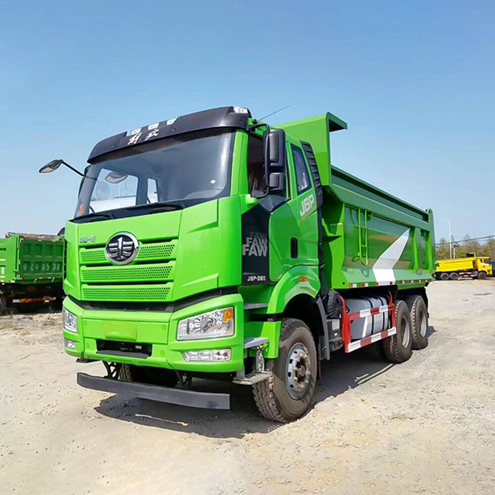 Camión volquete usado FAW J6P 390HP