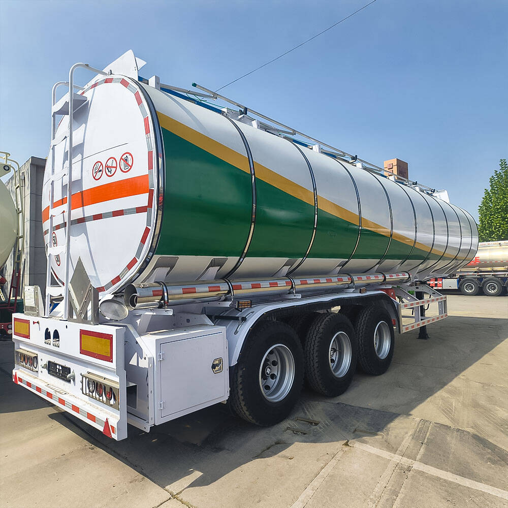 Remolque semirremolque cisterna para transporte de asfalto de 3 ejes