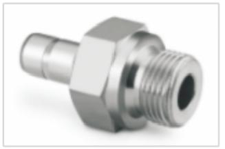 محول خارجي ملولب لغلاف بطاقة سلسلة MA (RS)