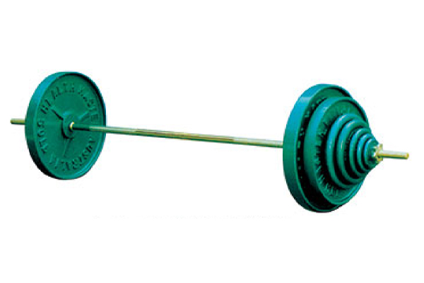 JL-F-009 蓝漆片训练杠铃