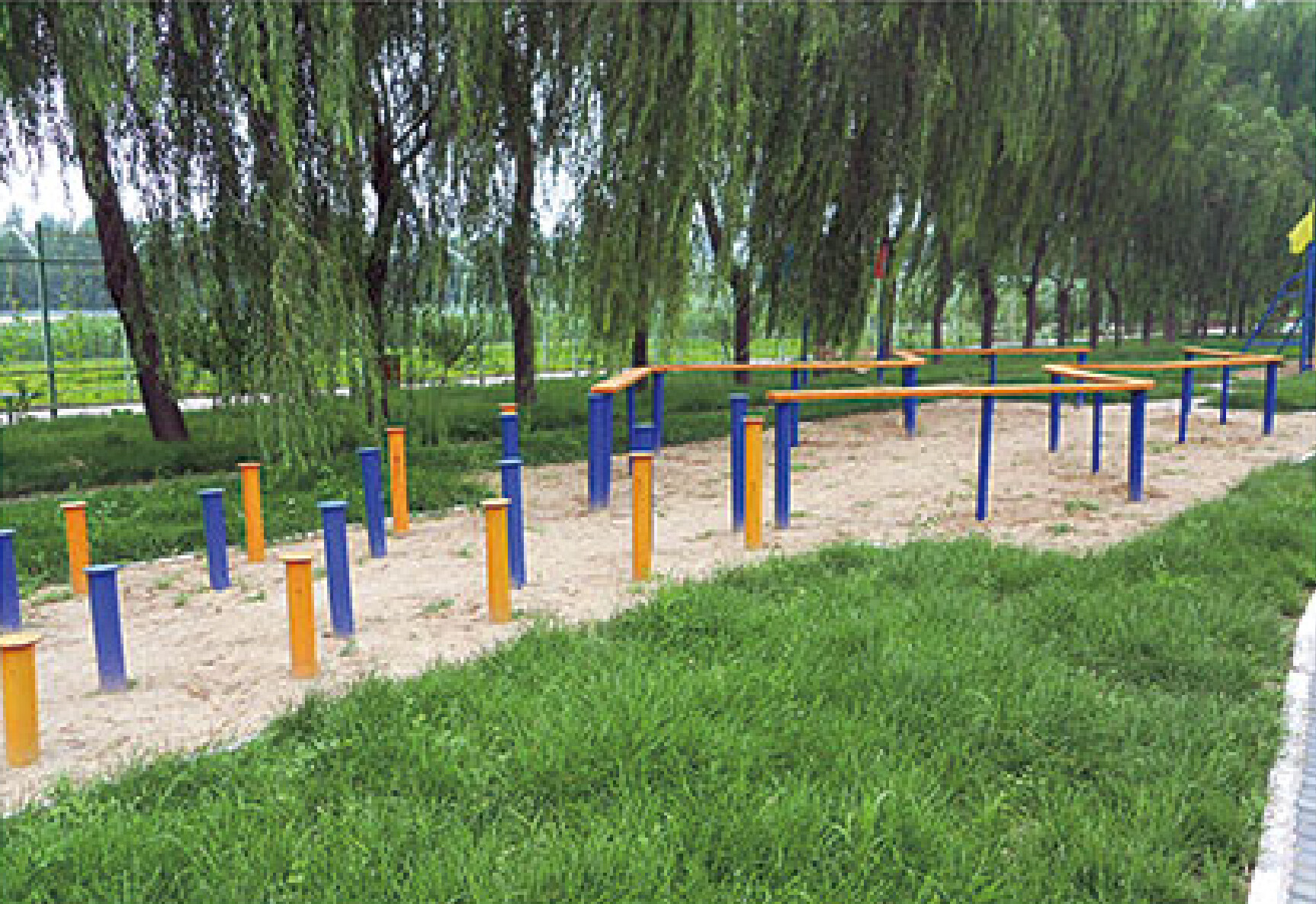 JL-Q-006 步步高曲折桥