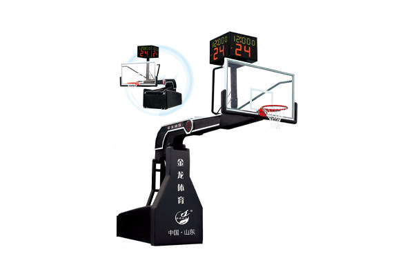 JL-A-001 豪华型智能电动液压篮球架(计时,二十四秒显示器另配)