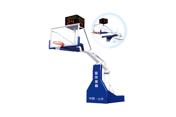 JL-A-004 电动液压篮球架(计时,二十四秒显示器另配)