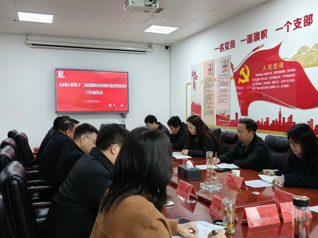 伍家城投集团召开区委巡察“回头看”动员会