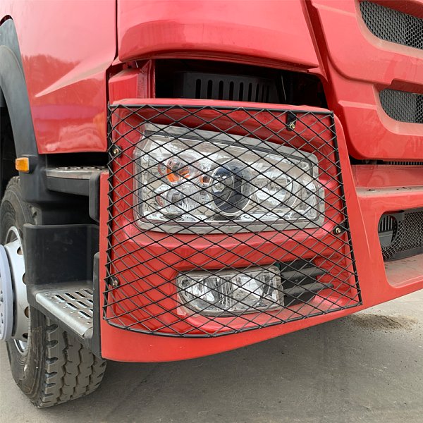 豪沃6x4自卸红色详情11