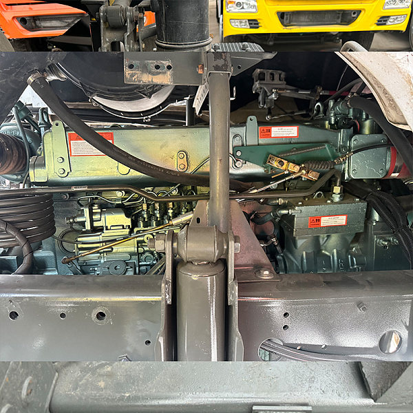 豪沃混凝土搅拌罐白色详情11