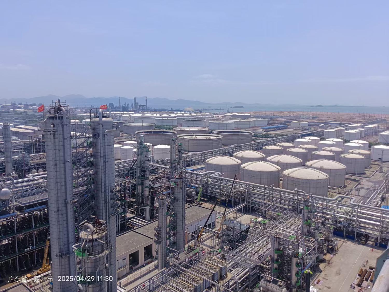 中海油惠州石化生产期项目