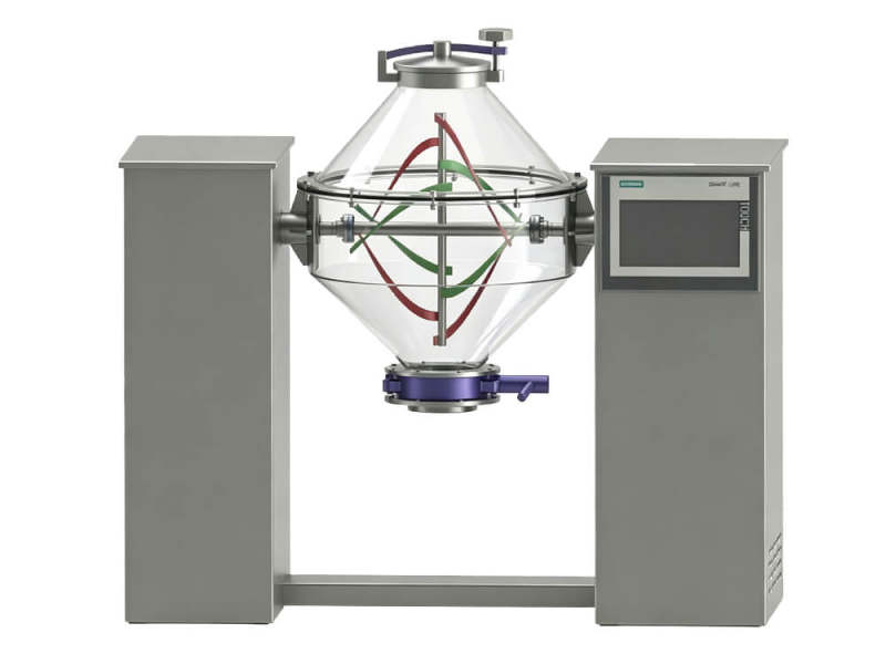 Key Benefits of Double Cone Mixer (Integrated Ribbon Agitator) Key Benefits of Double Cone Mixer (Integrated Ribbon Agitator)