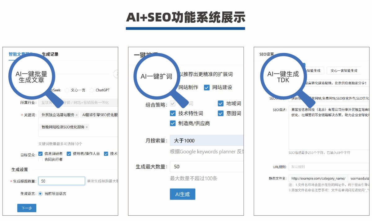 نظام تحسين محركات البحث المزدوج بالذكاء الاصطناعي (AI+SEO)