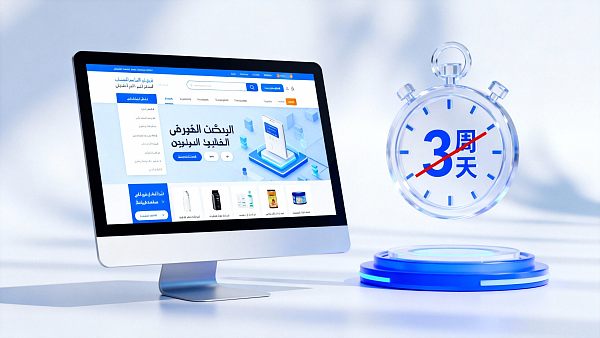 هل تواجه صعوبة في تنفيذ حلول بناء مواقع الويب باللغة العربية؟ هذه القالب جاهز للاستخدام المباشر خلال 3 أسابيع