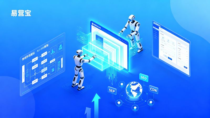 هل يمكن للذكاء الاصطناعي المساعدة في بناء موقع ويب مستقل بسرعة؟ مقارنة الاختلافات في التكلفة بين الاستعانة بمصادر خارجية التقليدية وبناء المواقع الذكية