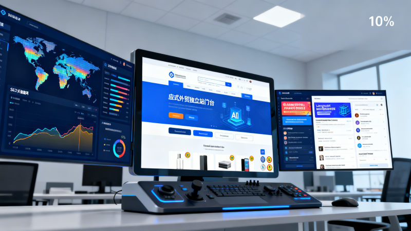 هل تختار الشركات التجارية الخارجية بناء موقع ذكي أم تطوير مخصص؟ تحليل ثلاثي الأبعاد للتكلفة والمدة وفعالية SEO