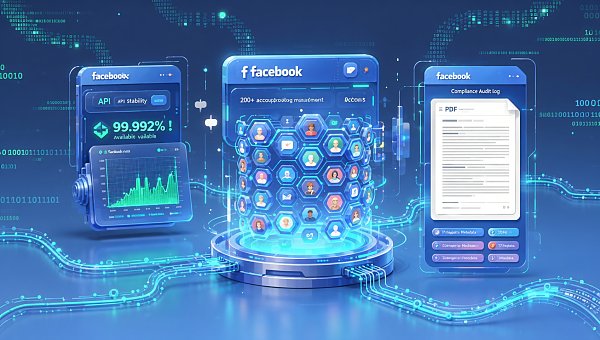 معايير اختيار أدوات الإدارة الآلية لوسائل التواصل الاجتماعي على فيسبوك: استقرار API، تزامن حسابات متعددة، سجلات تدقيق التوافق
