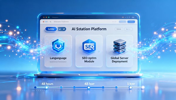 بناء موقع AI متعدد اللغات للتجارة الخارجية ليس مزحة: تسجيل حقيقي لضغط دورة البناء إلى 48 ساعة في 3 سيناريوهات أعمال