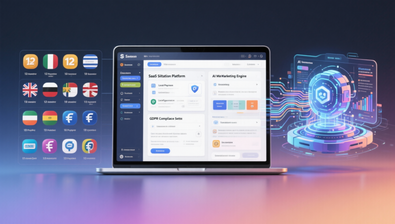 أكاديمية النمو التجاري الدولي | منشئ مواقع Cross-border SaaS - بناء سريع: يدعم 12 طريقة دفع محلية + قوالب مسبقة GDPR
