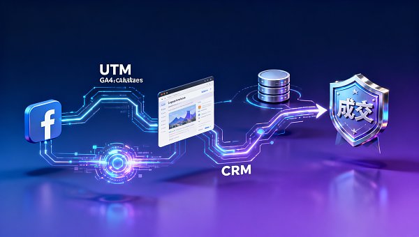 كيفية التحقق من ROI لنظام الإعلانات المدعوم بالبيانات؟ استخدام حلقة UTM+GA4+CRM لتتبع مسار كامل من Facebook حتى إتمام الصفقة
