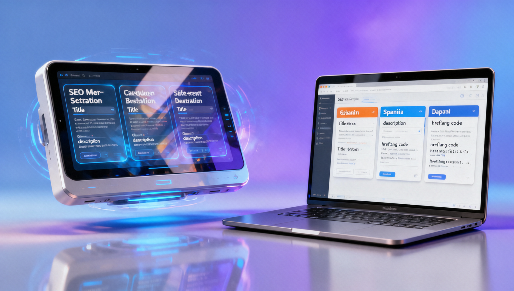 تدعم أداة إنشاء المواقع المجانية عدة لغات، لكن معلومات SEO الأساسية لم تتغير على الإطلاق بعد التبديل